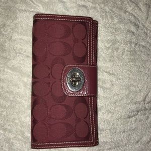 Coach Wallet Red